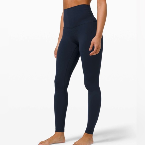 lululemon athletica Pants - Lululemon Align 28” Navy Leggings